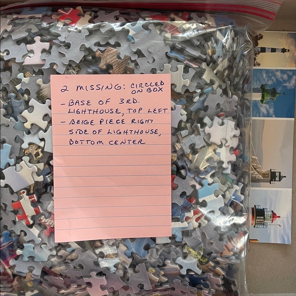 Re-Marks Lighthouse Puzzle 1500 Pieces - Picture 5 of 6